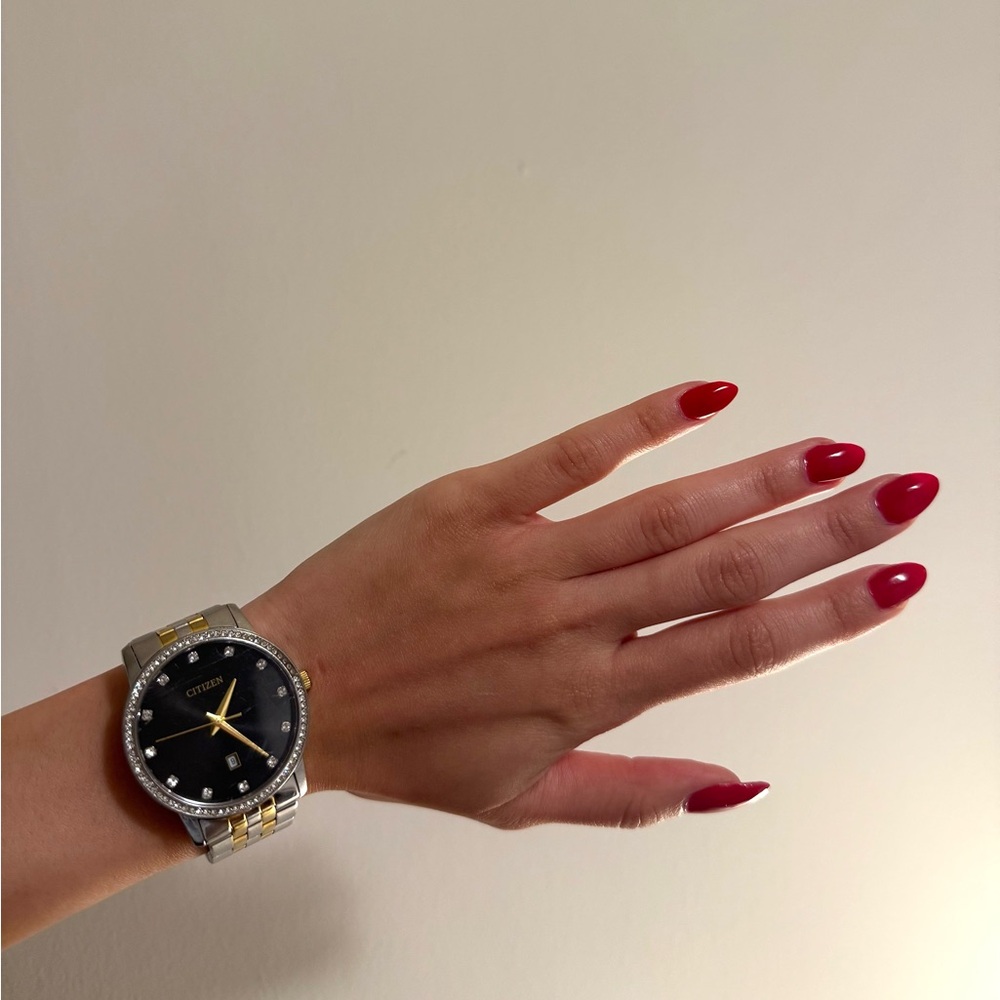 Citizen Two-Tone Black Dial Watch